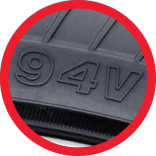 Trouvez votre indice de charge des pneus et votre indice de vitesse